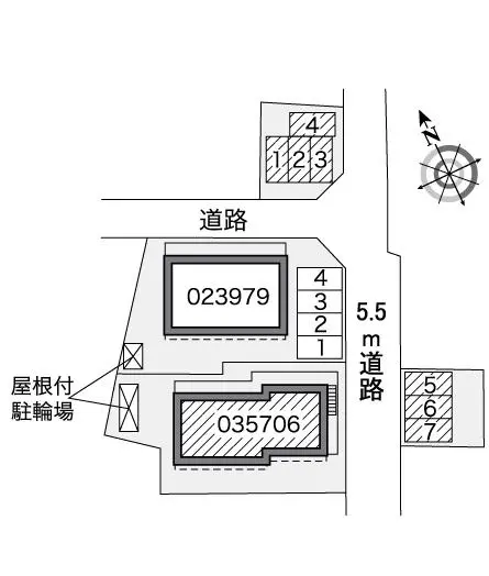 高崎市新町 月極駐車場